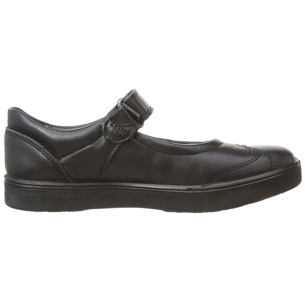 Ricosta Anthea Black Velcro School Shoes