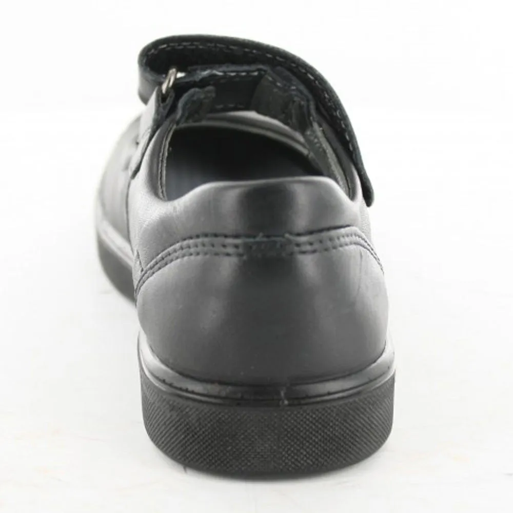 Ricosta Anthea Black Velcro School Shoes