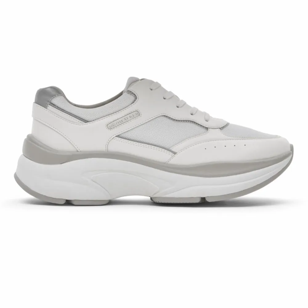 Rockport Women PROWALKER LACE UP WHITE ECO