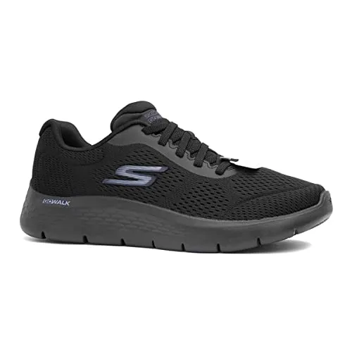 Skechers Men's Go Walk Flex-Remark Sneaker, Black/Black, 10.5