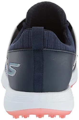 Skechers Women's Eagle Spikeless Golf Shoe, Navy/Multi Floral 6.5 M US