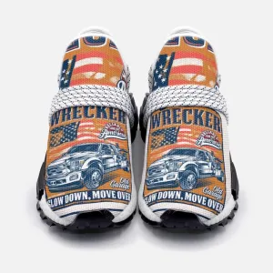Slow down move over trucks Unisex Lightweight Custom shoes
