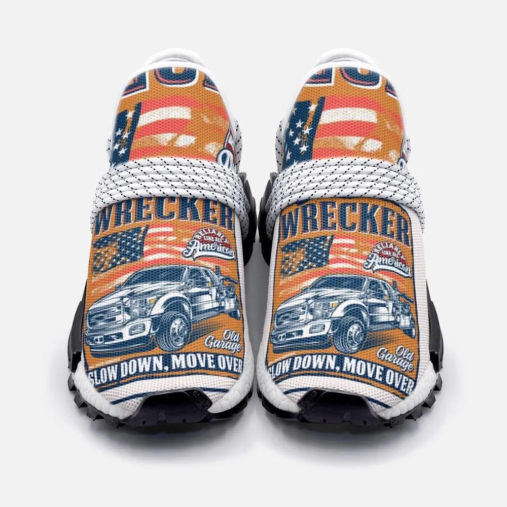 Slow down move over trucks Unisex Lightweight Custom shoes