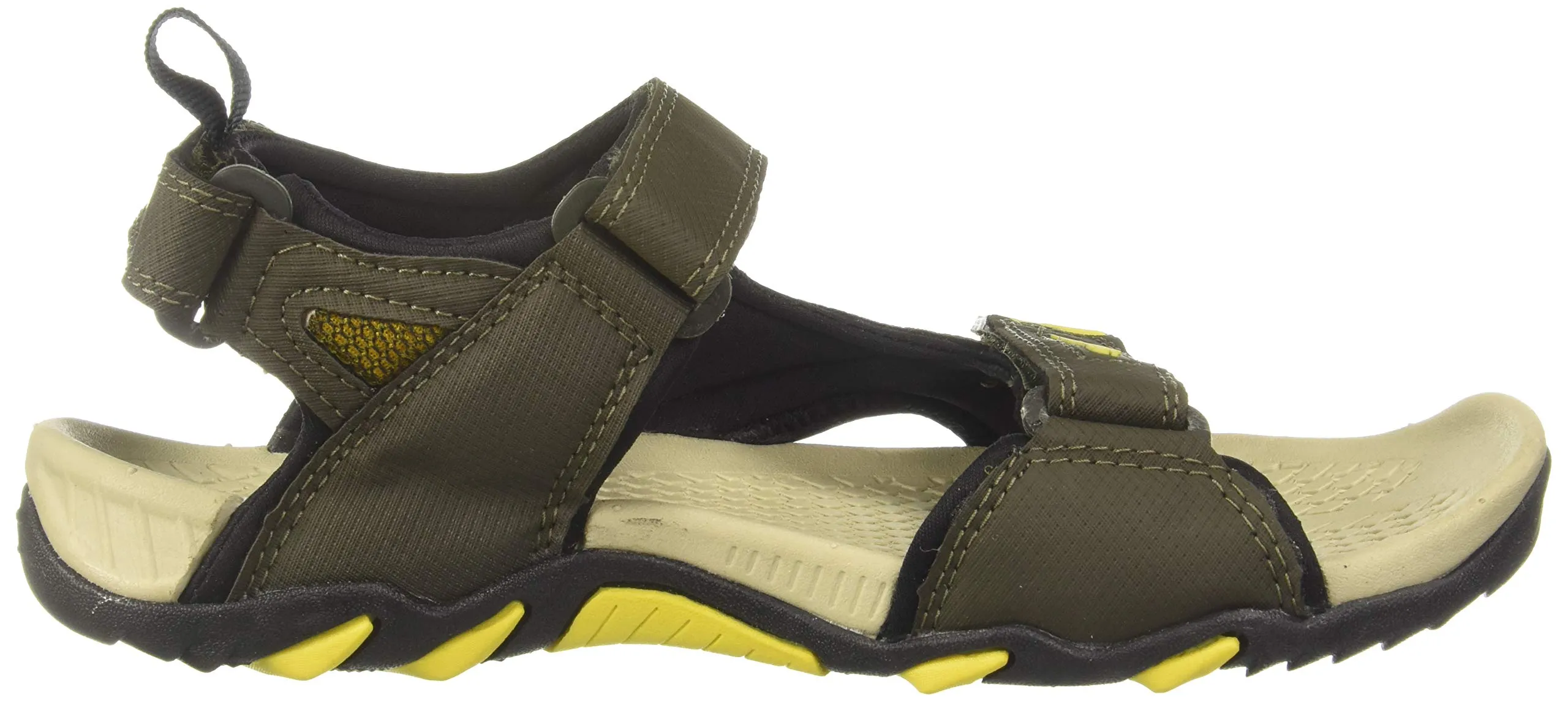 SPARX mens SS 485 | Latest, Daily Use, Stylish Floaters | Yellow Sport Sandal - 7 UK (SS 485)