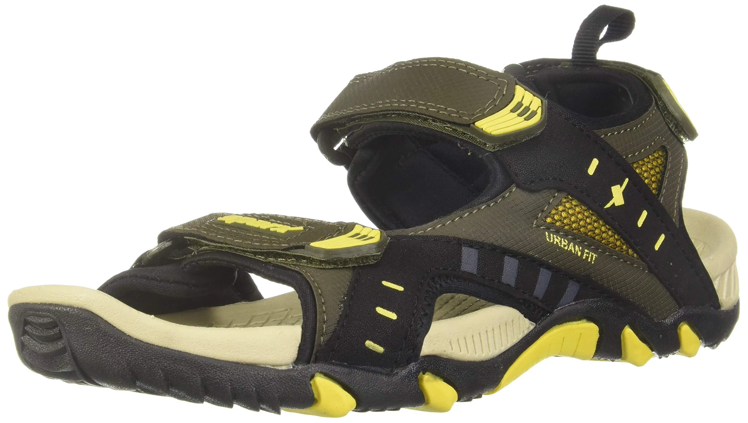 SPARX mens SS 485 | Latest, Daily Use, Stylish Floaters | Yellow Sport Sandal - 7 UK (SS 485)