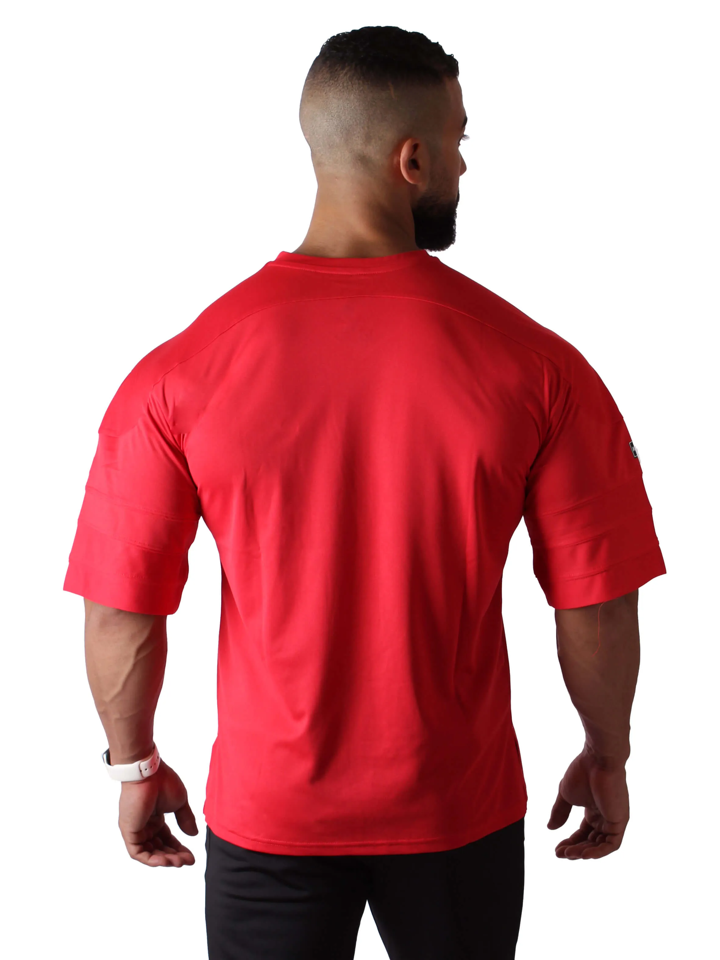 T20 Raider Oversized Hi-Dri Sports Shirt - Dynamic Red