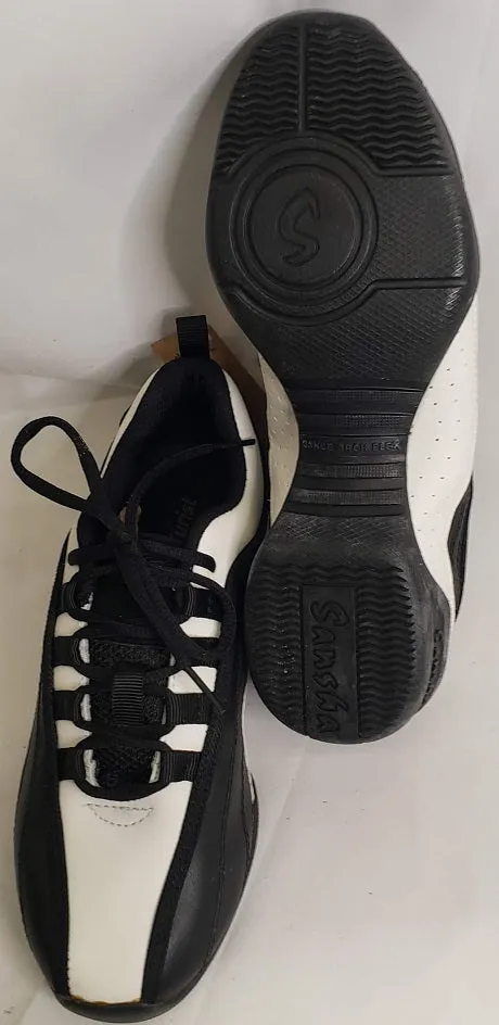 Toga -- Leather Full Sole Dancesneaker -- White/Black