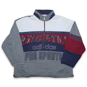 Vintage adidas Pro Sports Half Zip Sweater Medium