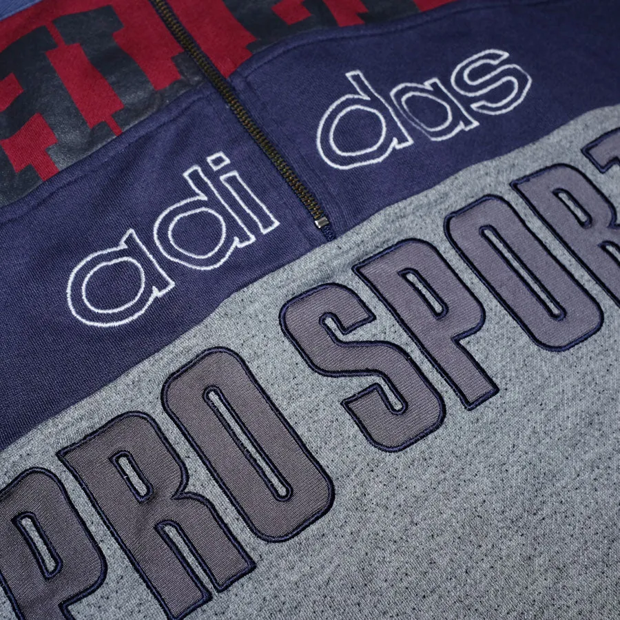 Vintage adidas Pro Sports Half Zip Sweater Medium