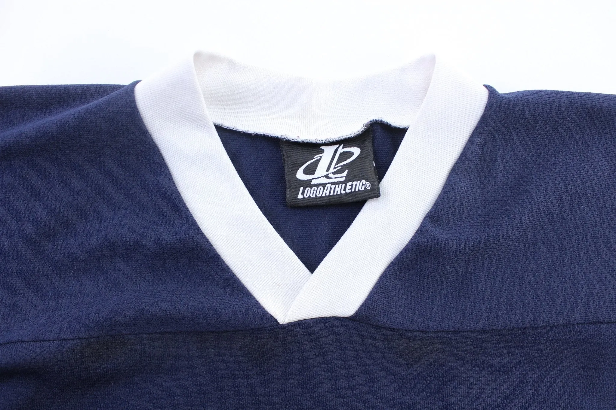 Vintage Columbus Blue Jackets Logo Athletic Hockey Jersey