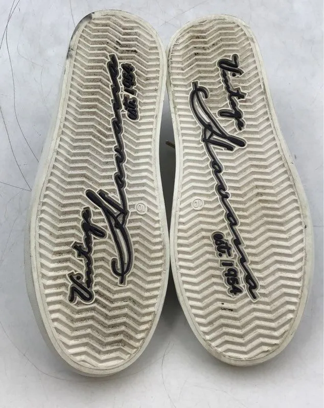 Vintage Havana Women's White Cheetah Print Athletic Shoes - Size 10