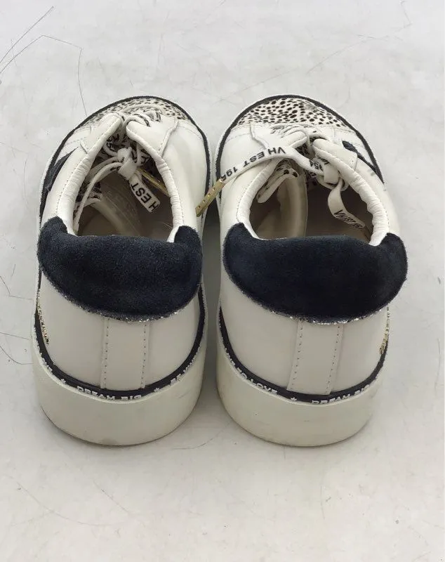 Vintage Havana Women's White Cheetah Print Athletic Shoes - Size 10