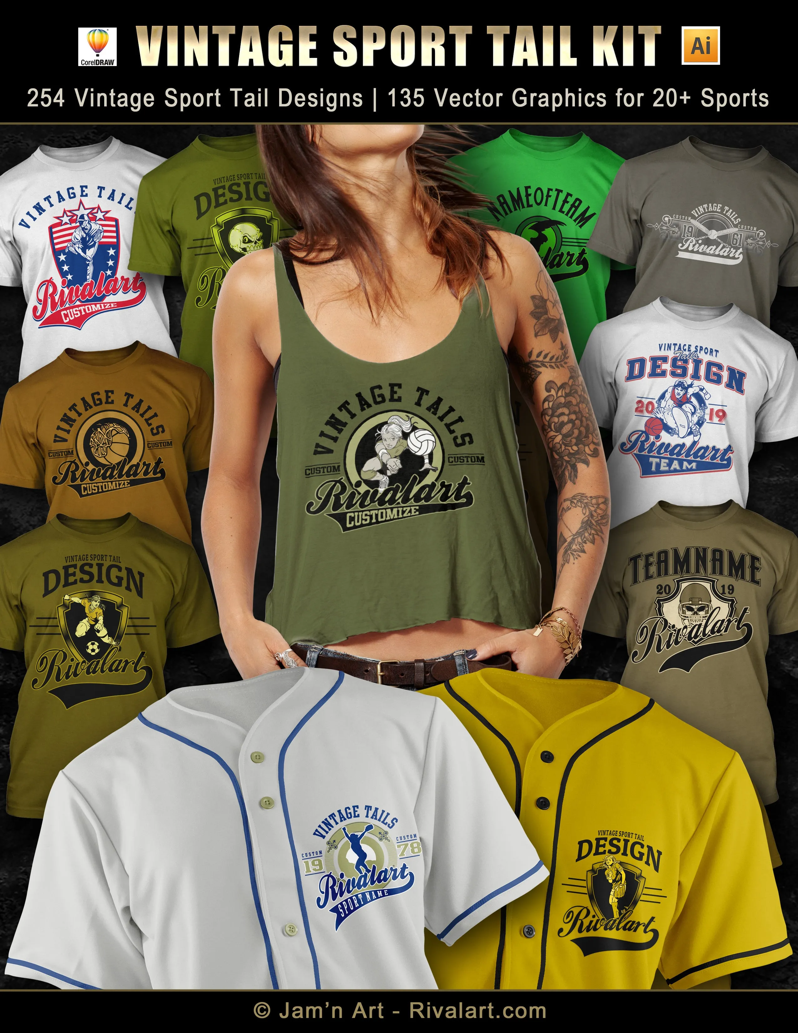 Vintage Sport Tails Kit