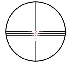 Vision 4x32 Illuminated Multi Reticle Scope