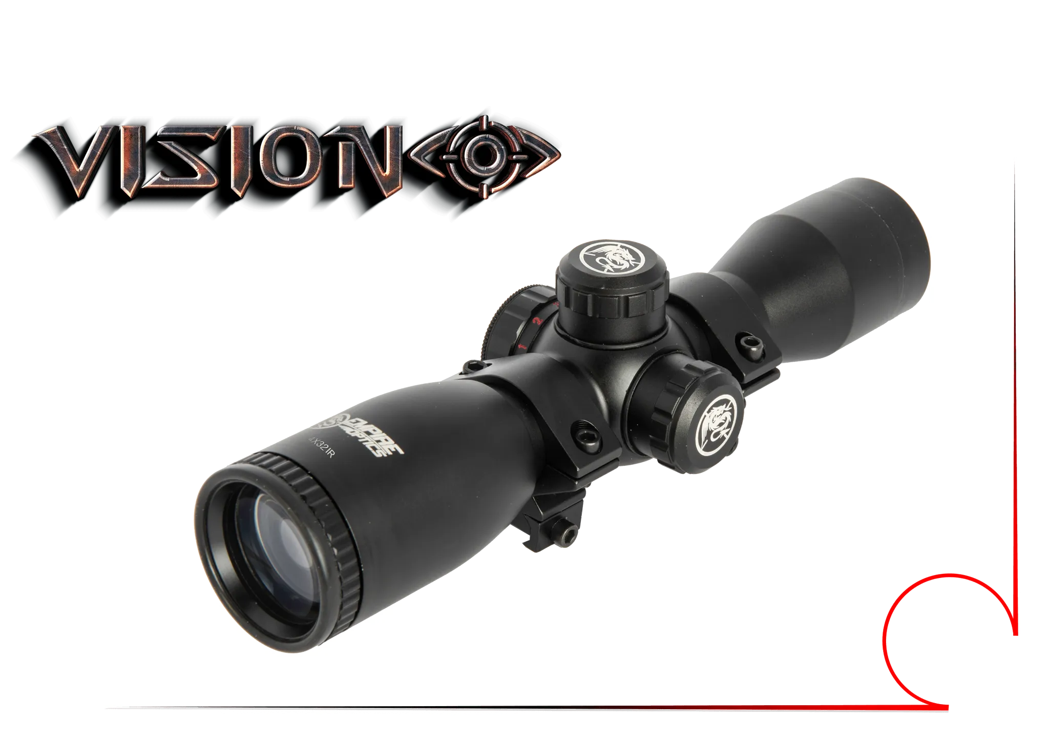 Vision 4x32 Illuminated Multi Reticle Scope