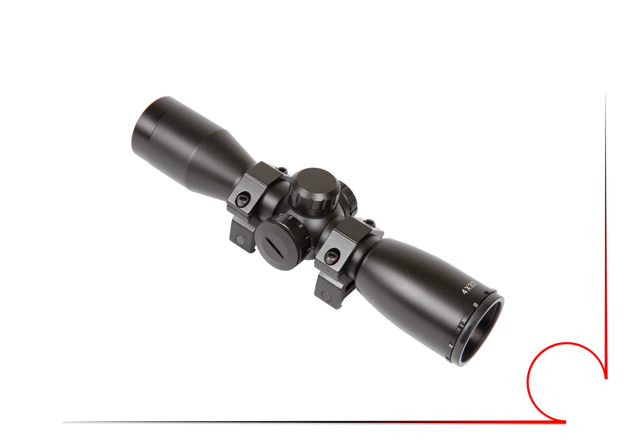Vision 4x32 Illuminated Multi Reticle Scope