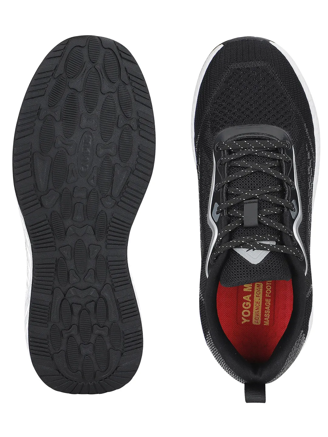 VITS Black Men's Sports Shoes
