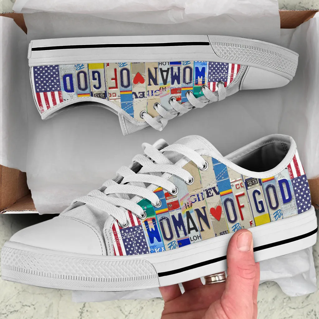 Woman of God Women' Low-Top Sneakers Shoes
