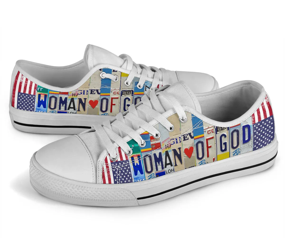 Woman of God Women' Low-Top Sneakers Shoes