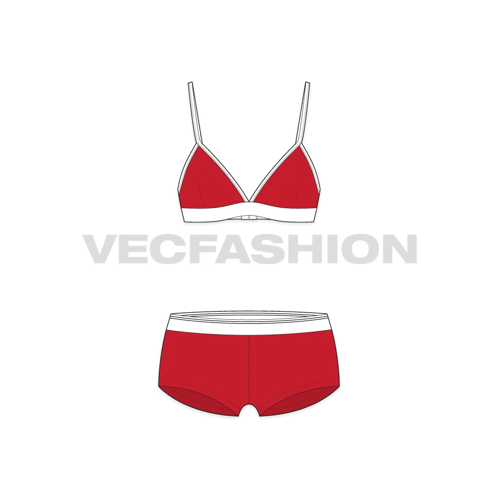 Women's Athletic Underwear Set