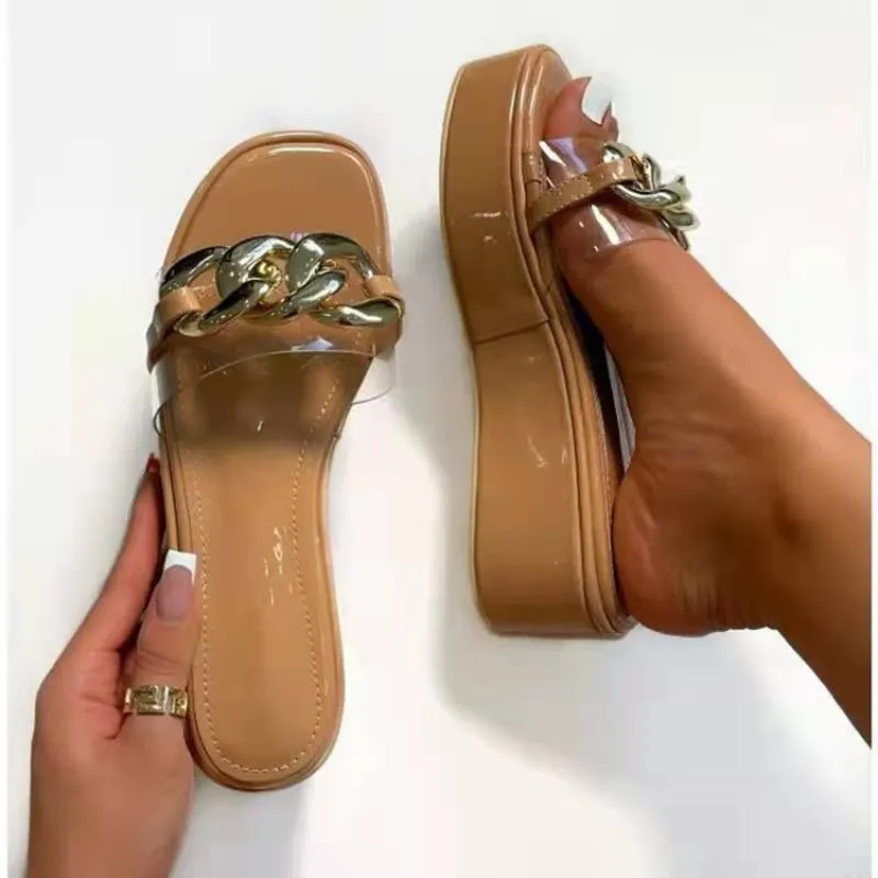 Women's Chain Slippers